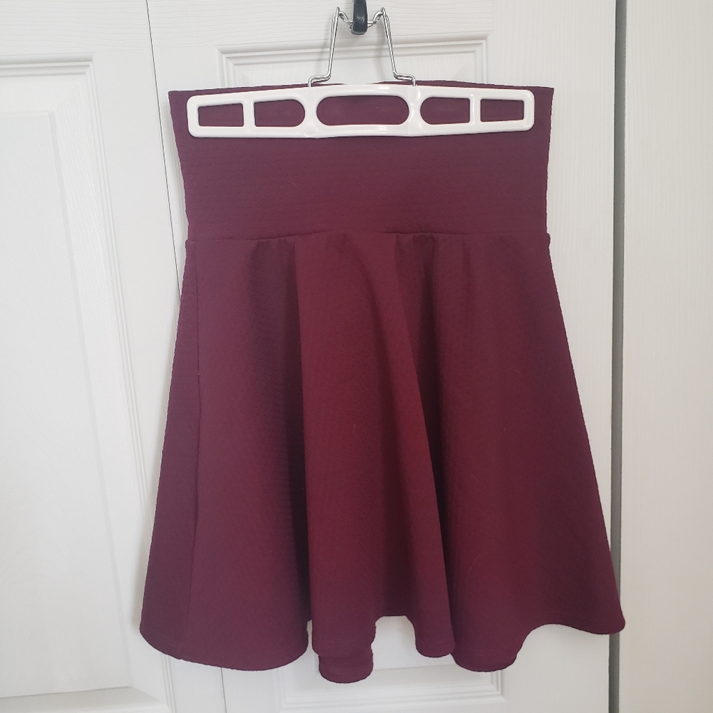 Lily White High Waisted Skirt
